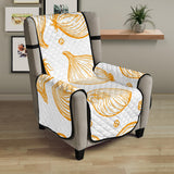 hand drawn onion pattern Chair Cover Protector