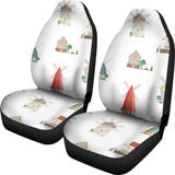 Windmill Design Pattern  Universal Fit Car Seat Covers