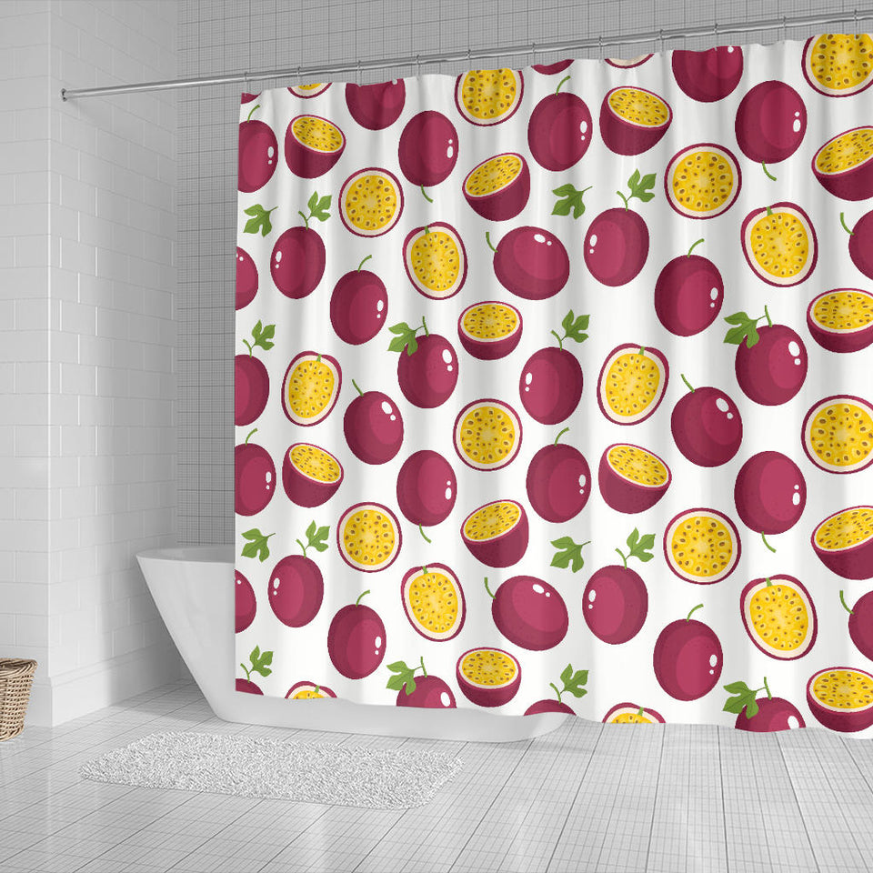 Passion Fruit Design Pattern Shower Curtain Fulfilled In US