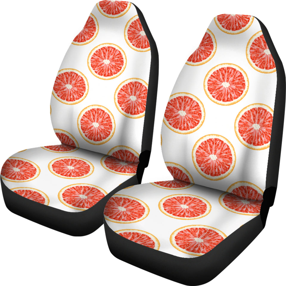 Grapefruit Pattern Universal Fit Car Seat Covers