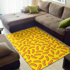 Sausage Pattern Print Design 01 Area Rug