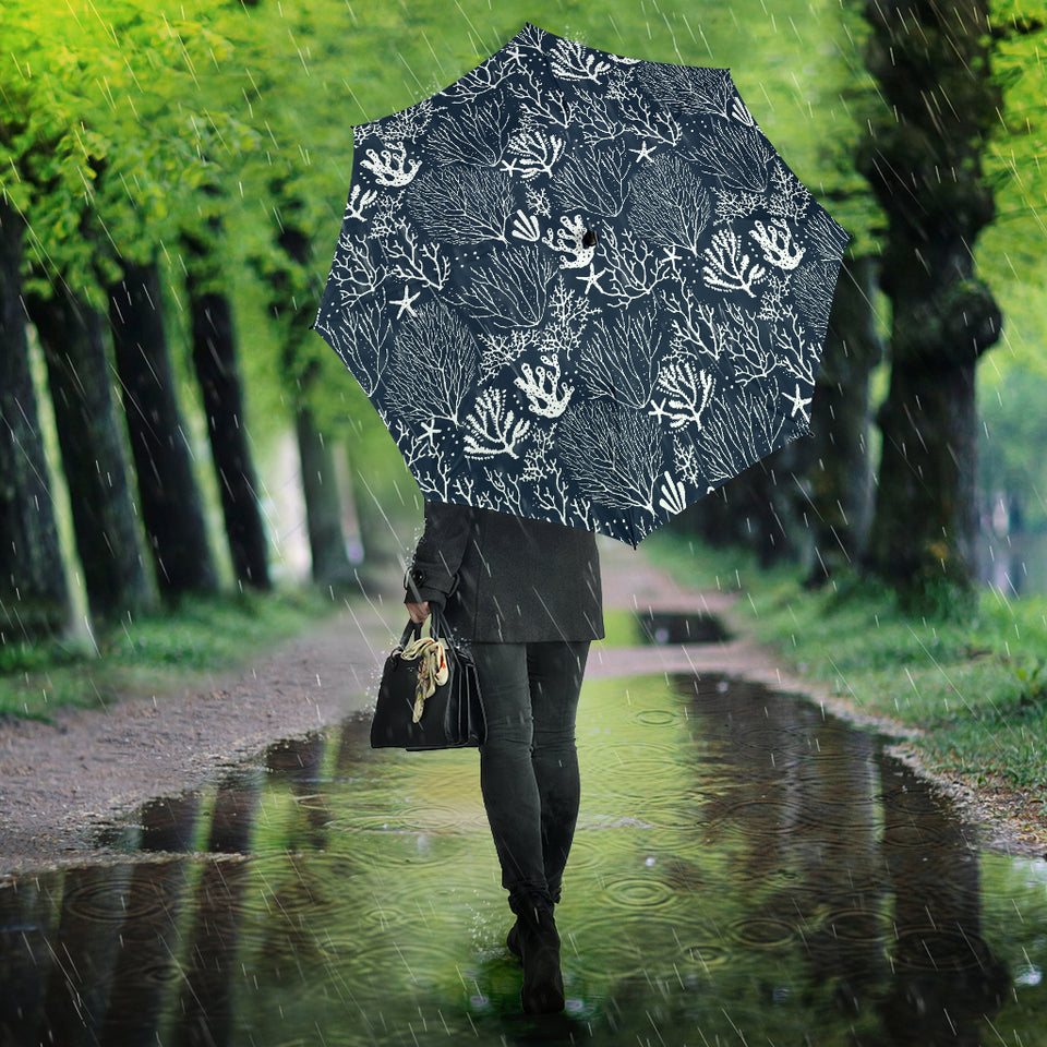 Coral Reef Pattern Print Design 05 Umbrella