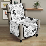 Crows floral wreath rabbit pattern Chair Cover Protector