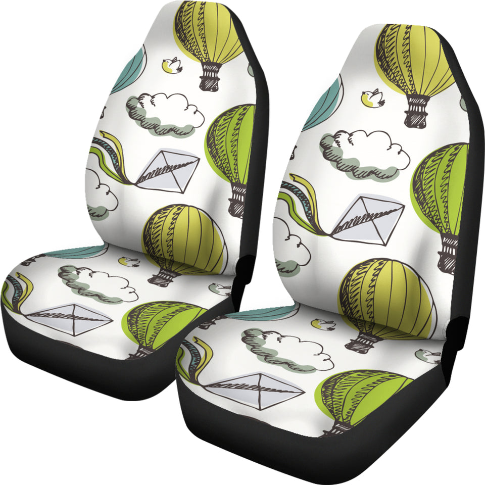 Hot Air Balloon Bird Cloud Pattern Universal Fit Car Seat Covers