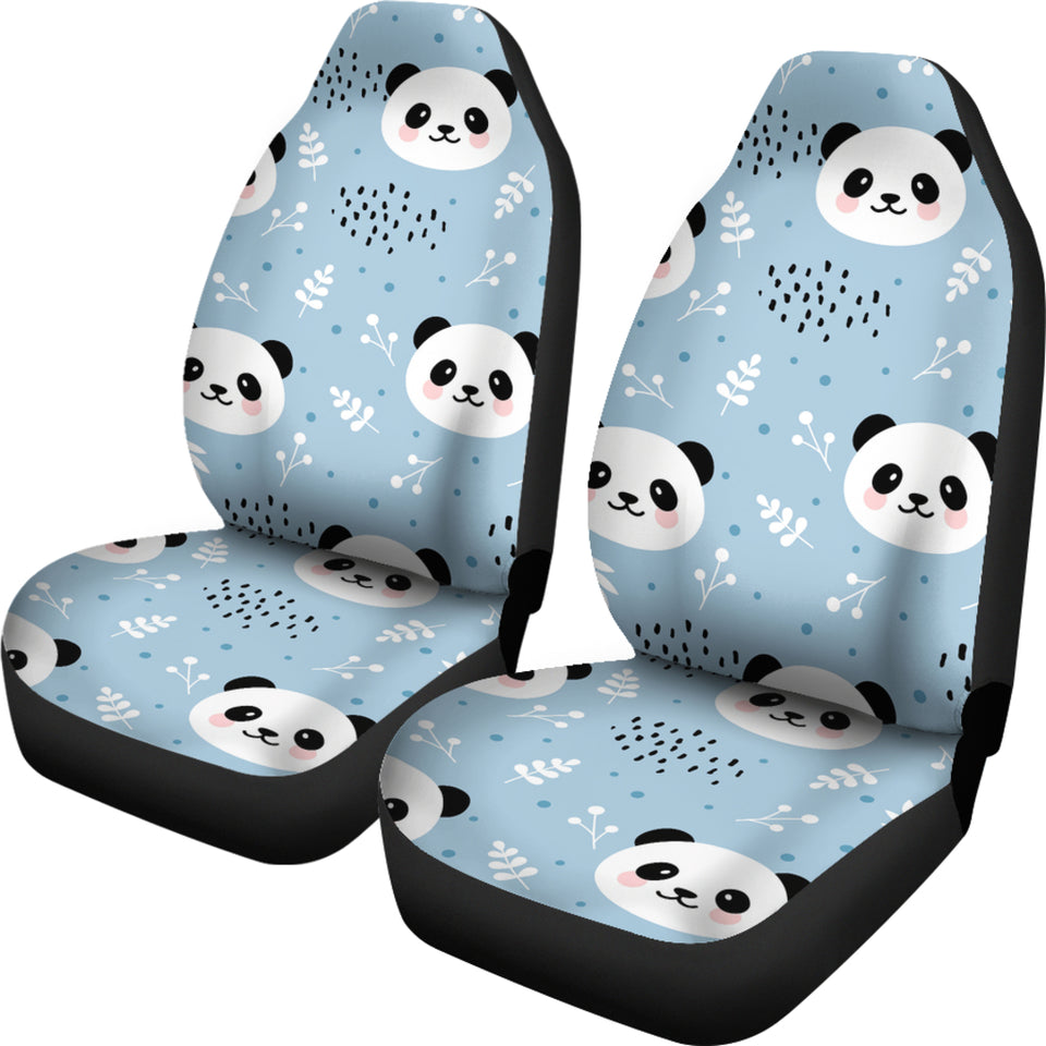 Cute Panda Pattern Universal Fit Car Seat Covers