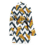 Pizza Design Pattern Women'S Bathrobe