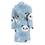 Cute Panda Pattern Men'S Bathrobe