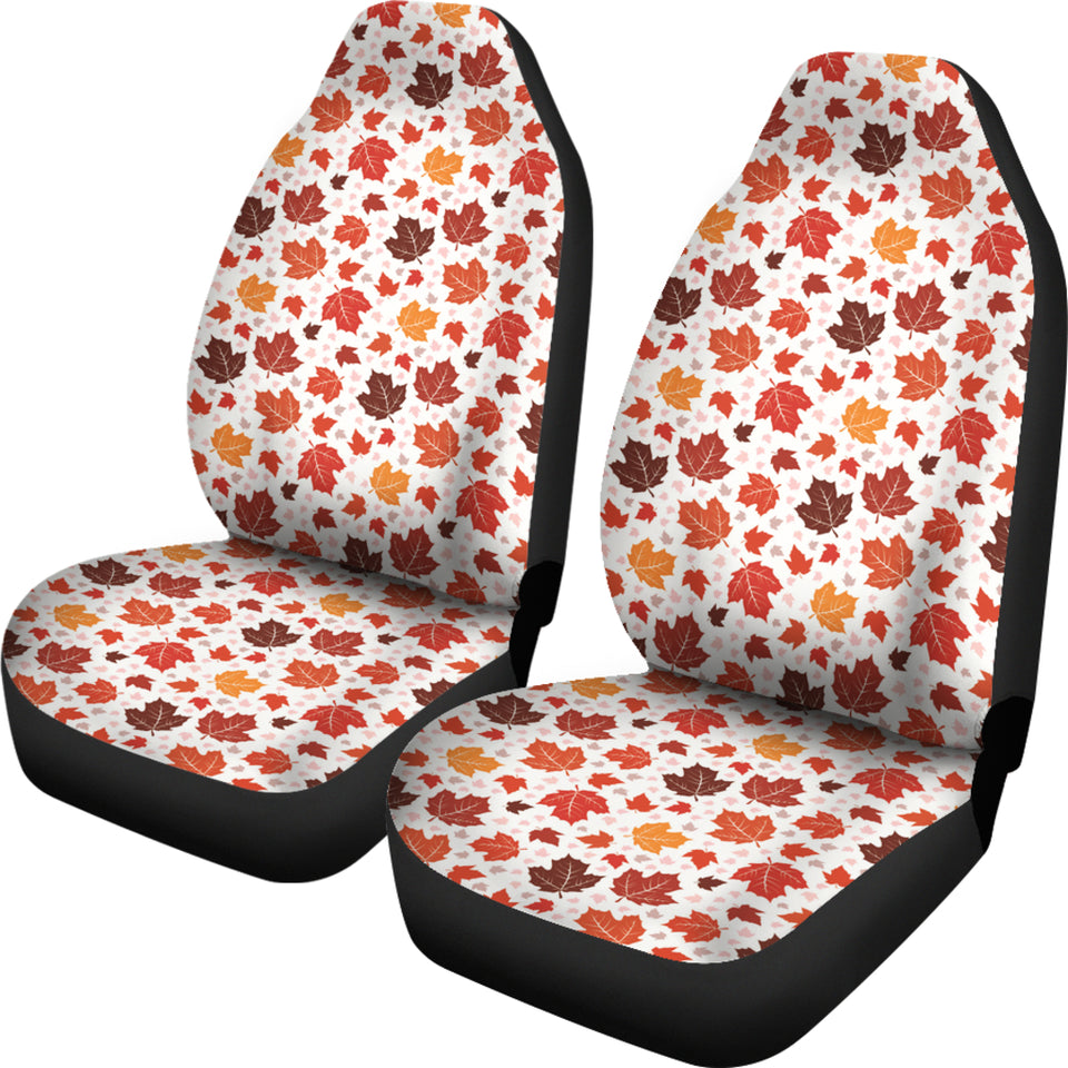 Colorful Maple Leaf Pattern Universal Fit Car Seat Covers