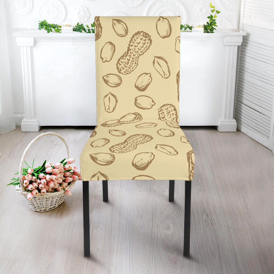 Hand Drawn Peanuts Pattern Dining Chair Slipcover