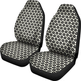Coffee Bean Abstract Modern Pattern Universal Fit Car Seat Covers