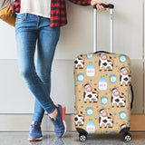 Cow Bottle Of Milk Pattern Luggage Covers