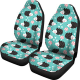 Hedgehog Pattern Print Design 03 Universal Fit Car Seat Covers