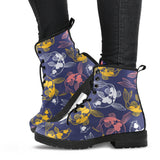 Koi Fish Carp Fish Pattern Leather Boots