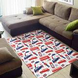 British Pattern Print Design 03 Area Rug