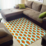 Carrot Pattern Print Design 03 Area Rug