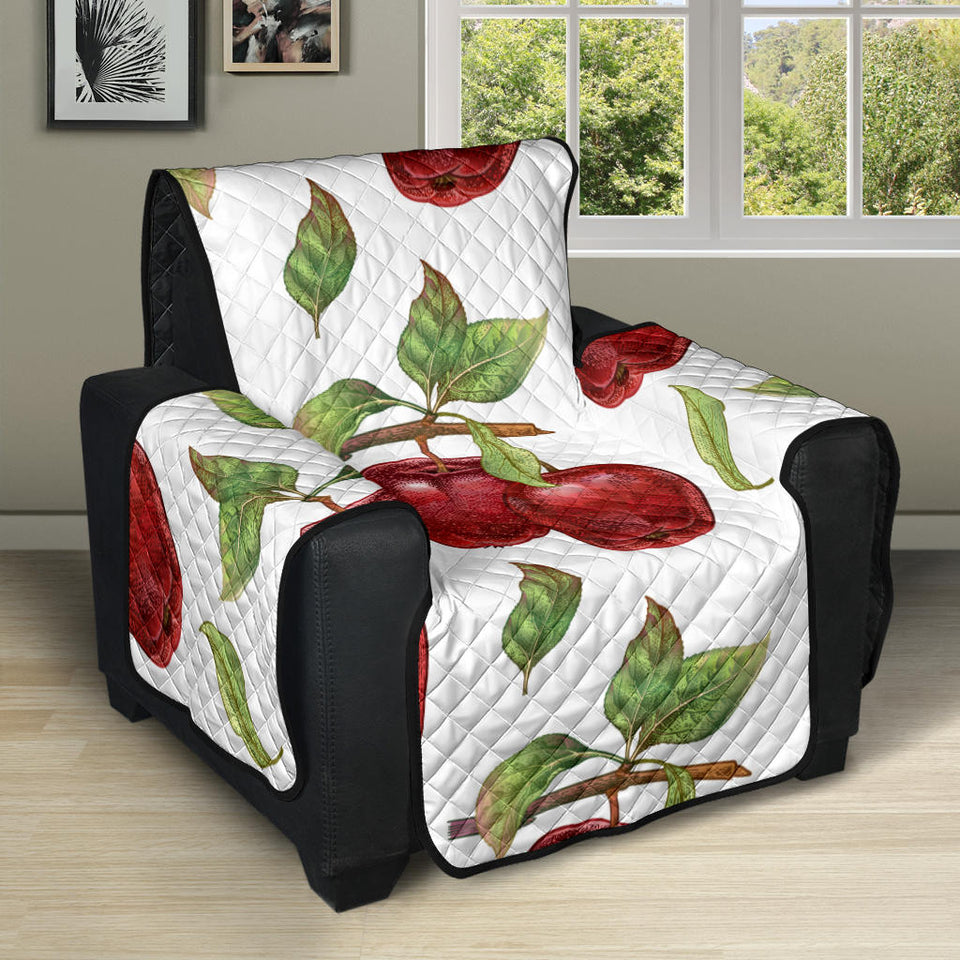 Red apples pattern Recliner Cover Protector