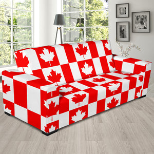Canada Pattern Print Design 05 Sofa Slipcover