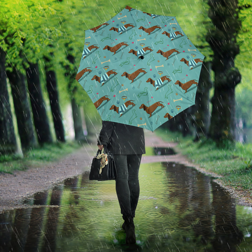 Dachshund Decorative Background Umbrella