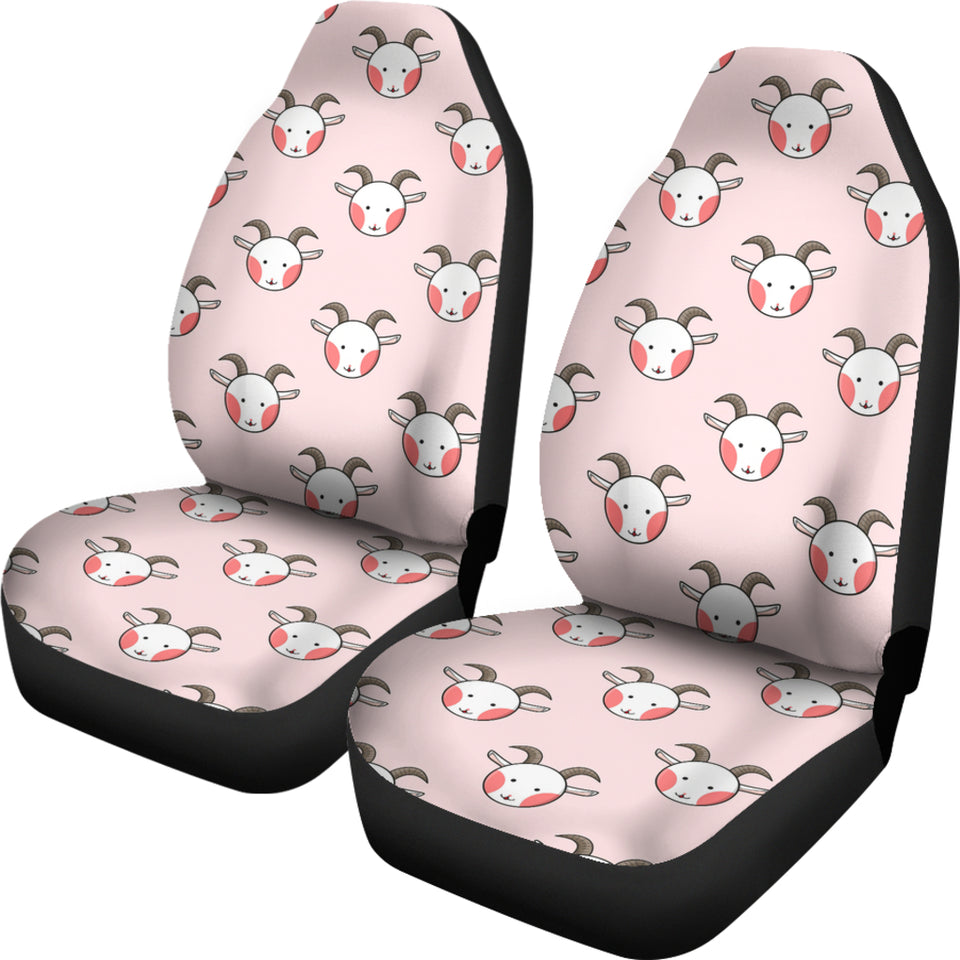 Cute Goat Pattern Universal Fit Car Seat Covers