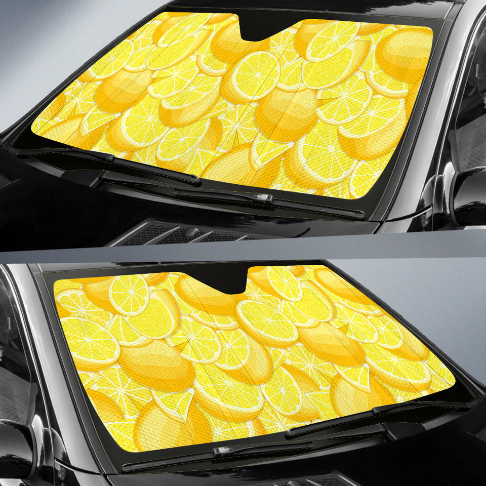 Lemon Pattern Car Sun Shade