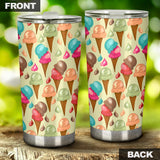 Colorful Ice Cream Pattern Tumbler