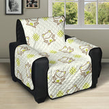 Cute cartoon frog baby pattern Recliner Cover Protector