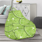 Slices Of Lime Pattern Bean Bag Cover