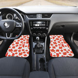 Canada Pattern Print Design 02 Front and Back Car Mats