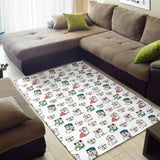 English Bulldog Pattern Print Design 03 Area Rug