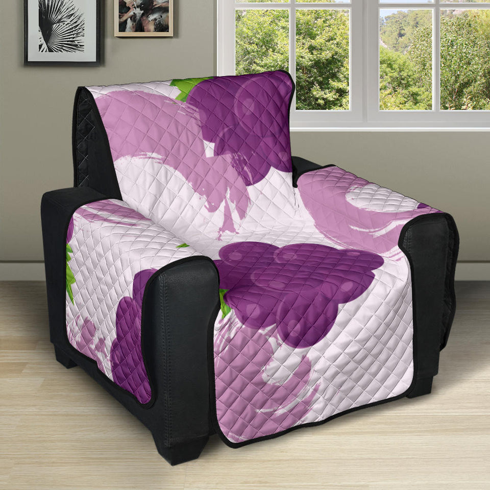 Cute Grape pattern Recliner Cover Protector