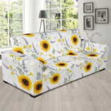 Beautiful Sunflowers Pattern Sofa Slipcover