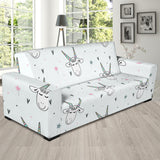 Cute Goat Design Pattern Sofa Slipcover