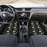 Hummingbird Pattern Print Design 03 Front and Back Car Mats