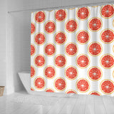 Grapefruit Pattern Shower Curtain Fulfilled In US