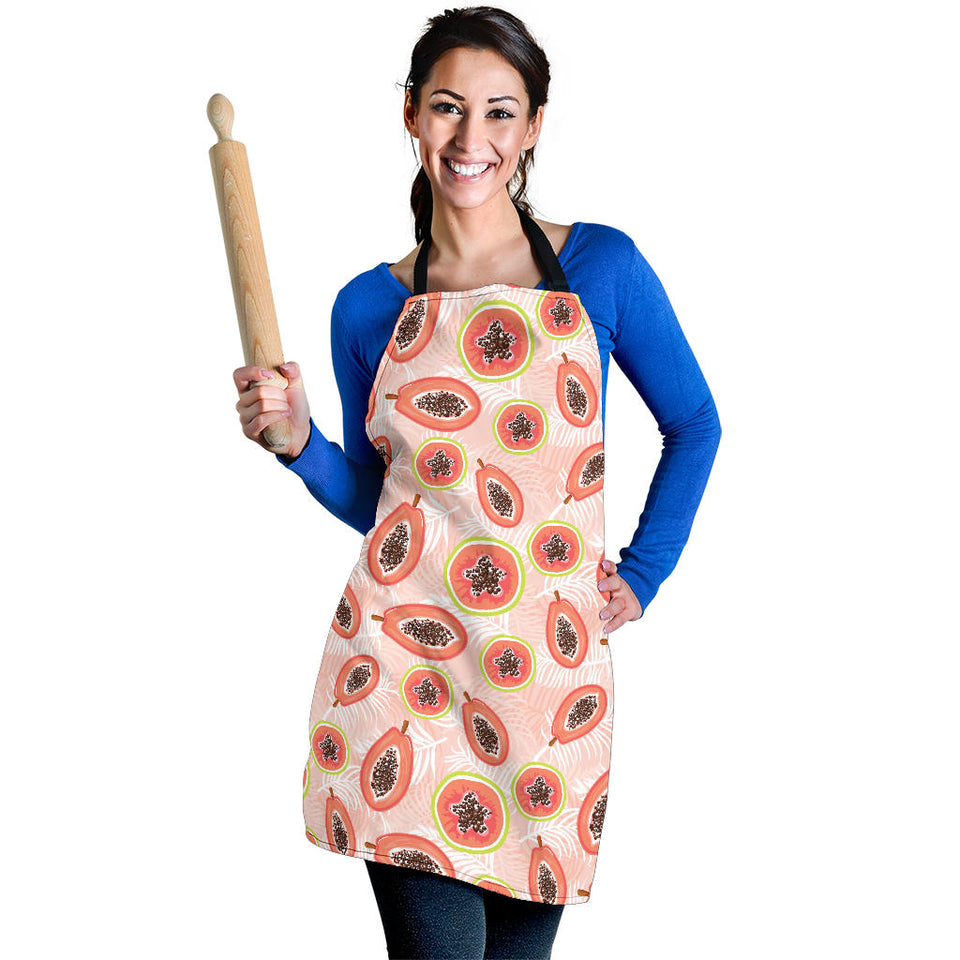 Papaya Leaves Pattern Adjustable Apron