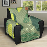 Avocado pattern Recliner Cover Protector