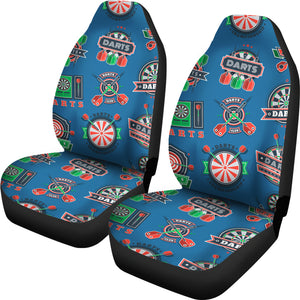 Darts Pattern Print Design 02 Universal Fit Car Seat Covers