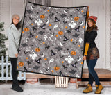 Halloween Design Pattern Premium Quilt