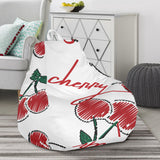 Hand Drawn Cherry Pattern Bean Bag Cover