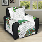 Chameleon lizard pattern Recliner Cover Protector