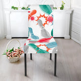 Watercolor Bowling Pattern Dining Chair Slipcover