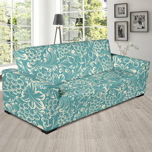 Classic Hand Drawn Grape Pattern Sofa Slipcover