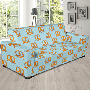 Pretzels Pattern Print Design 03  Sofa Slipcover