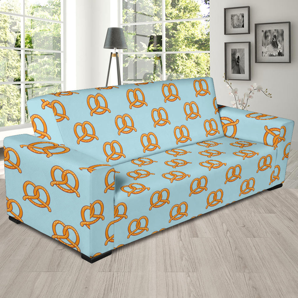 Pretzels Pattern Print Design 03  Sofa Slipcover