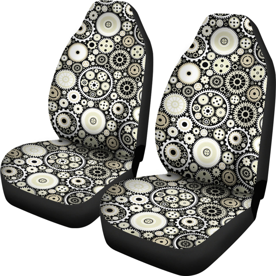 Gear Pattern Print Design 02 Universal Fit Car Seat Covers