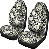 Gear Pattern Print Design 02 Universal Fit Car Seat Covers