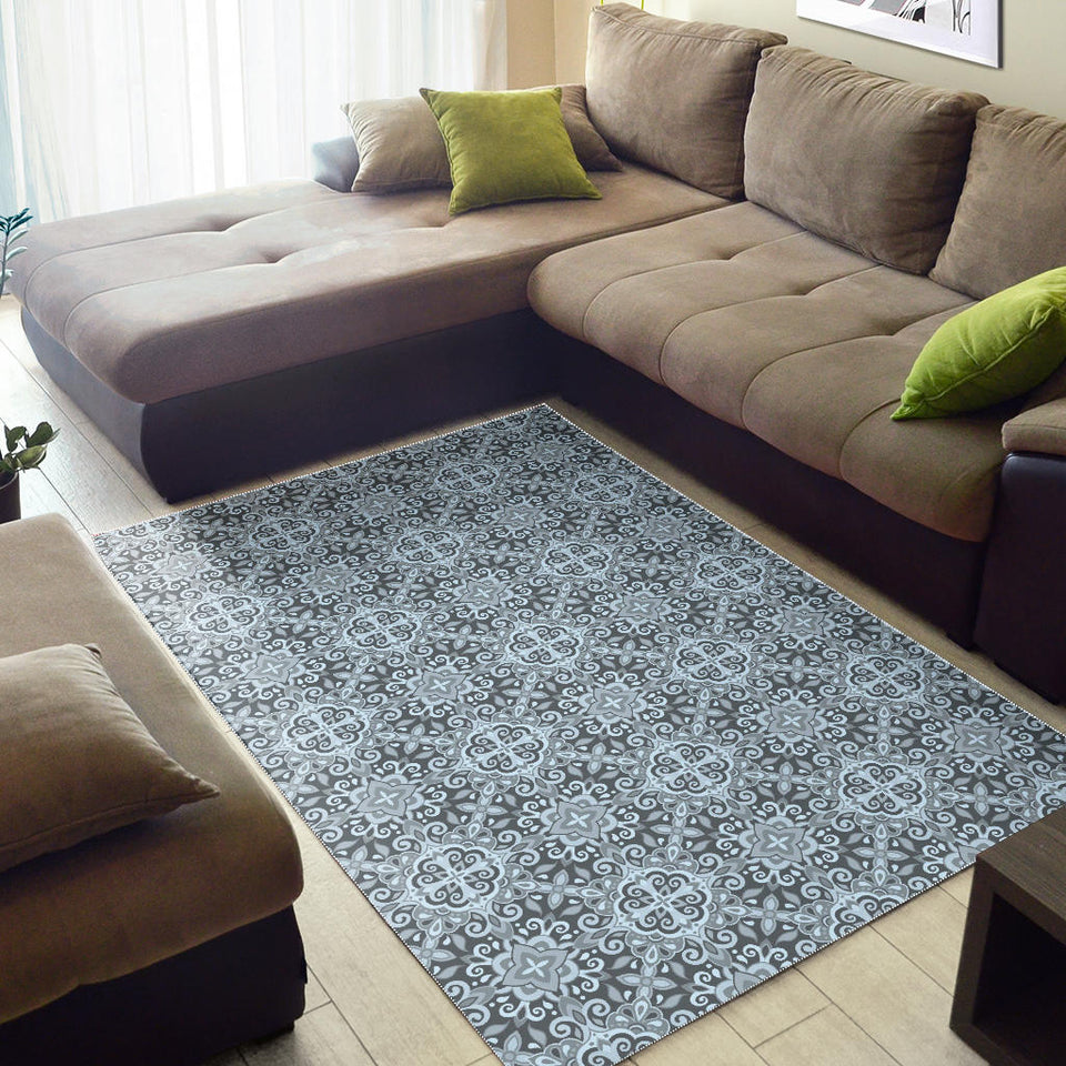 Traditional Indian Element Pattern Area Rug