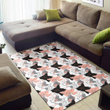 Pig Pattern Print Design 05 Area Rug