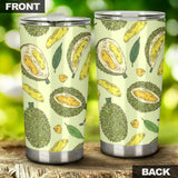 Durian Leaves Pattern Background Tumbler