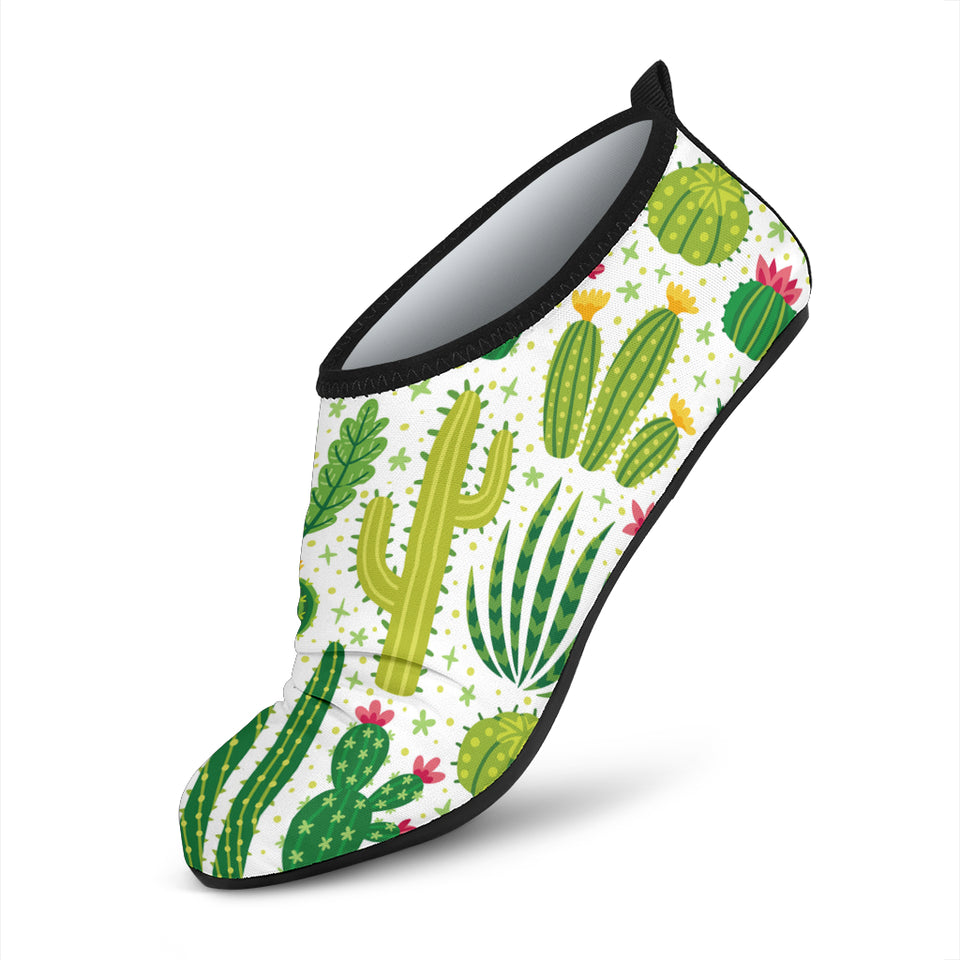 Cactus Pattern Aqua Shoes